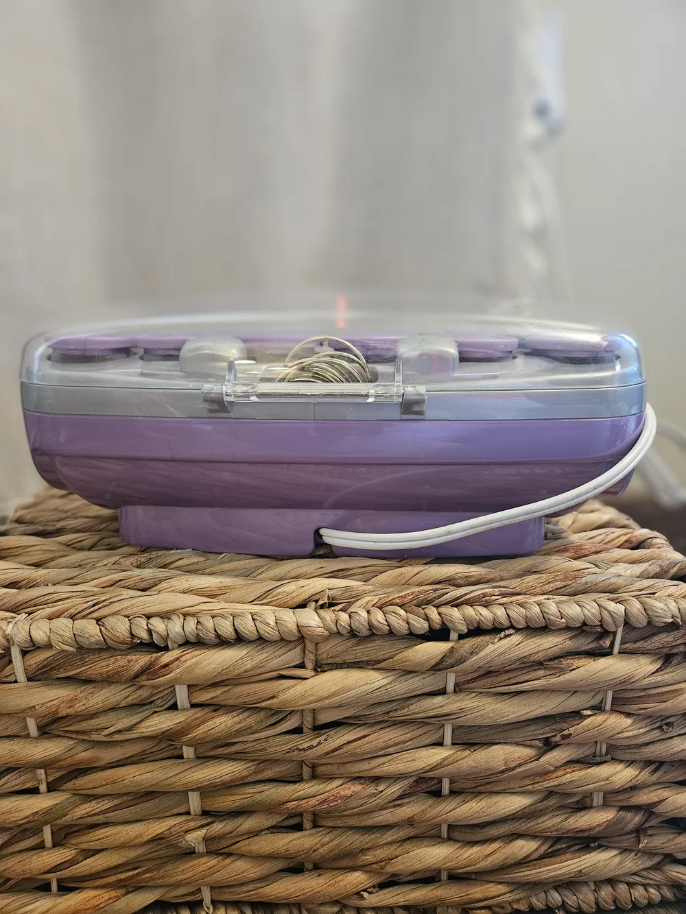 Conair Ion Shine Hot Rollers Set - Purple, Clean Works Well
